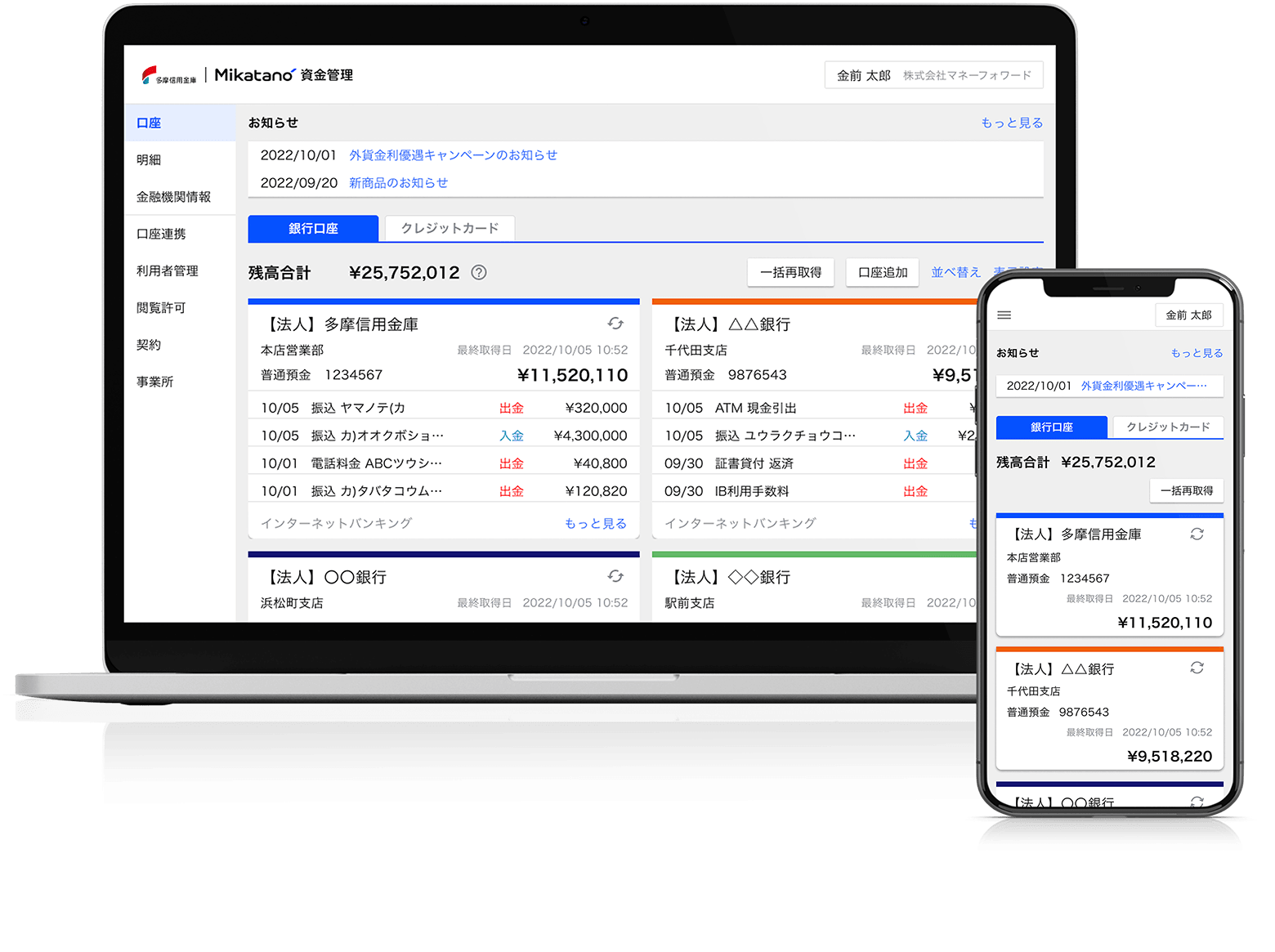 Mikatano Cash Management - Enterprise FinTech project screenshot